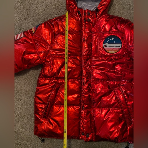 🎁NWT Champion Metallic NASA Jacket S - Picture 15 of 16